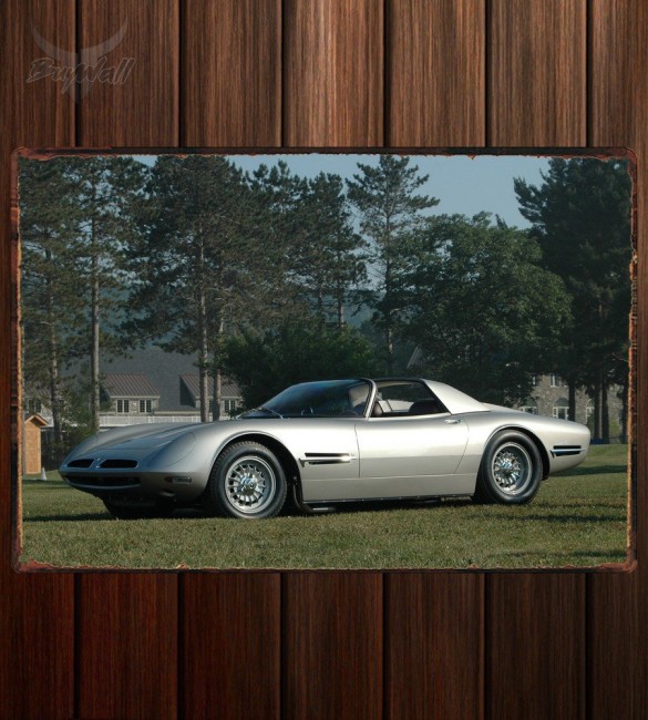 Металлическая табличка Bizzarrini 5300 SI Spyder Prototype Металлическая табличка Bizzarrini 5300 SI Spyder Prototype